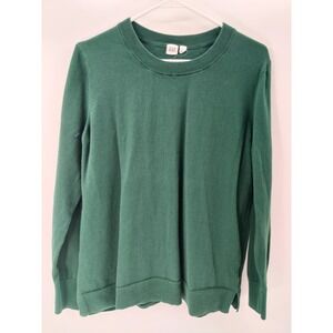 GAP Men's Green Crewneck Long Sleeve Pullover Sweater Size L